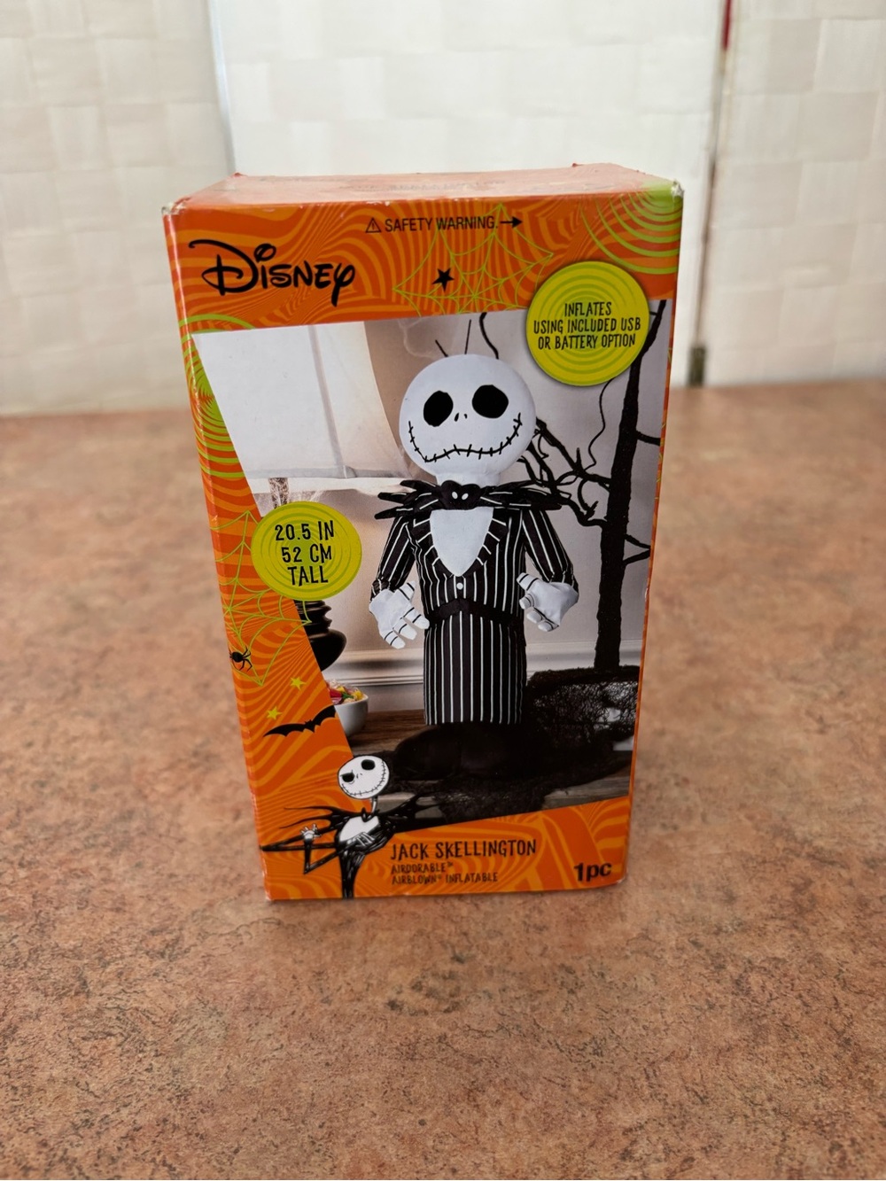 New Disney Jack Skellington Table - Mantel top blow up fall decoration